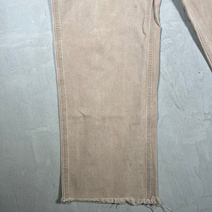 Y2K Carhartt Tan Carpenter Pants Size 34x36 USED v19891