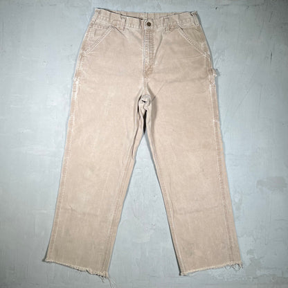 Y2K Carhartt Tan Carpenter Pants Size 34x36 USED v19891
