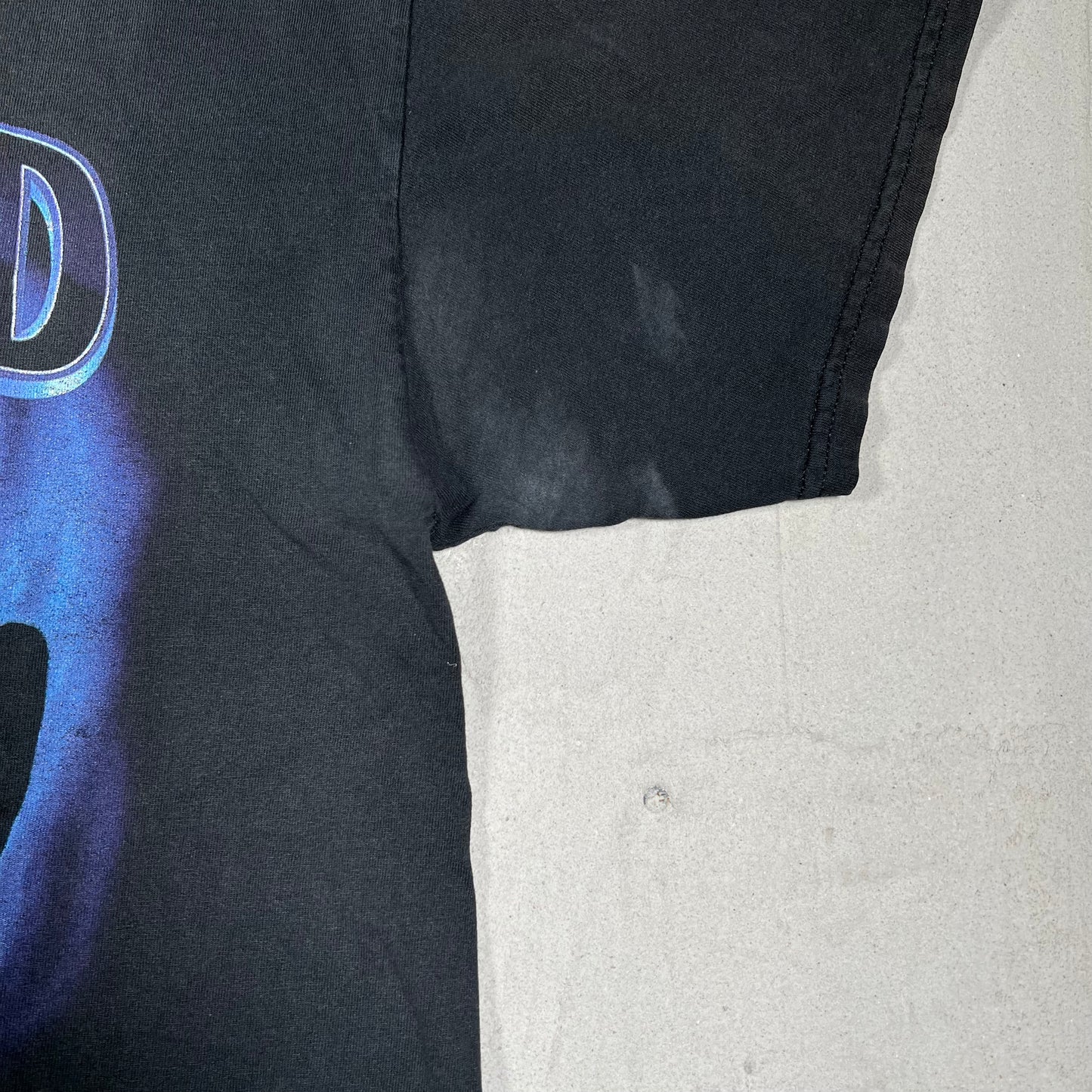 1998 Stone Cold Steve Austin WWF Big Head Black Tee Size Large USED v19900