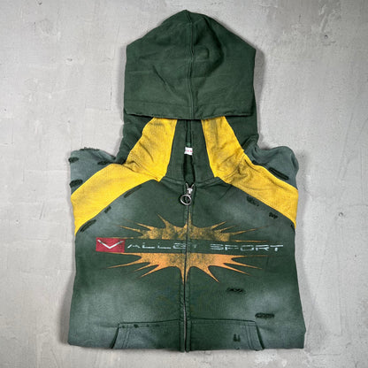 Vale Forever Khalifa Green Zip Up Size Large NEW x18096