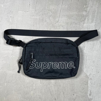 Supreme Black Shoulder Bag FW18 USED x18098