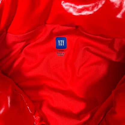 Yeezy Gap Round Bubble Red Jacket Size Large USED x18067