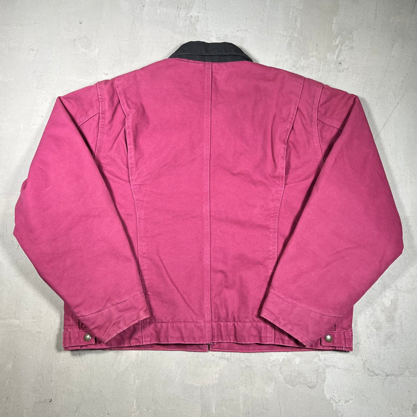 Y2K Carhartt Detroit J97 Raspberry Fleece Lined Workwear Jacket Size XL (women) USED v199874