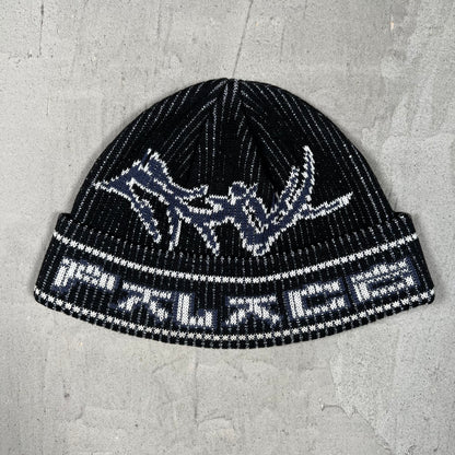 Palace Tri-Pal Beanie Black (2020) USED x18082