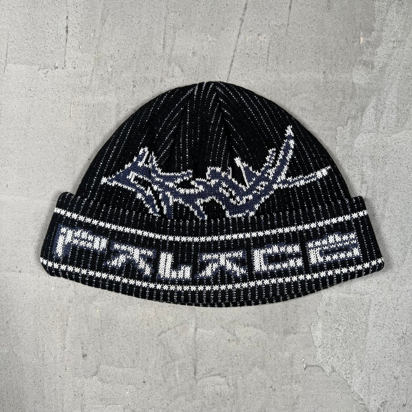 Palace Tri-Pal Beanie Black (2020) USED x18082