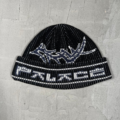 Palace Tri-Pal Beanie Black (2020) USED x18082