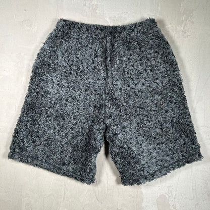 Supreme North Face High Pile Fleece Grey Shorts Size Small USED x18077