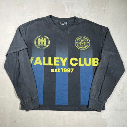 Vale Valley Club Layered Soccer Longsleeve Size Small USED x18084