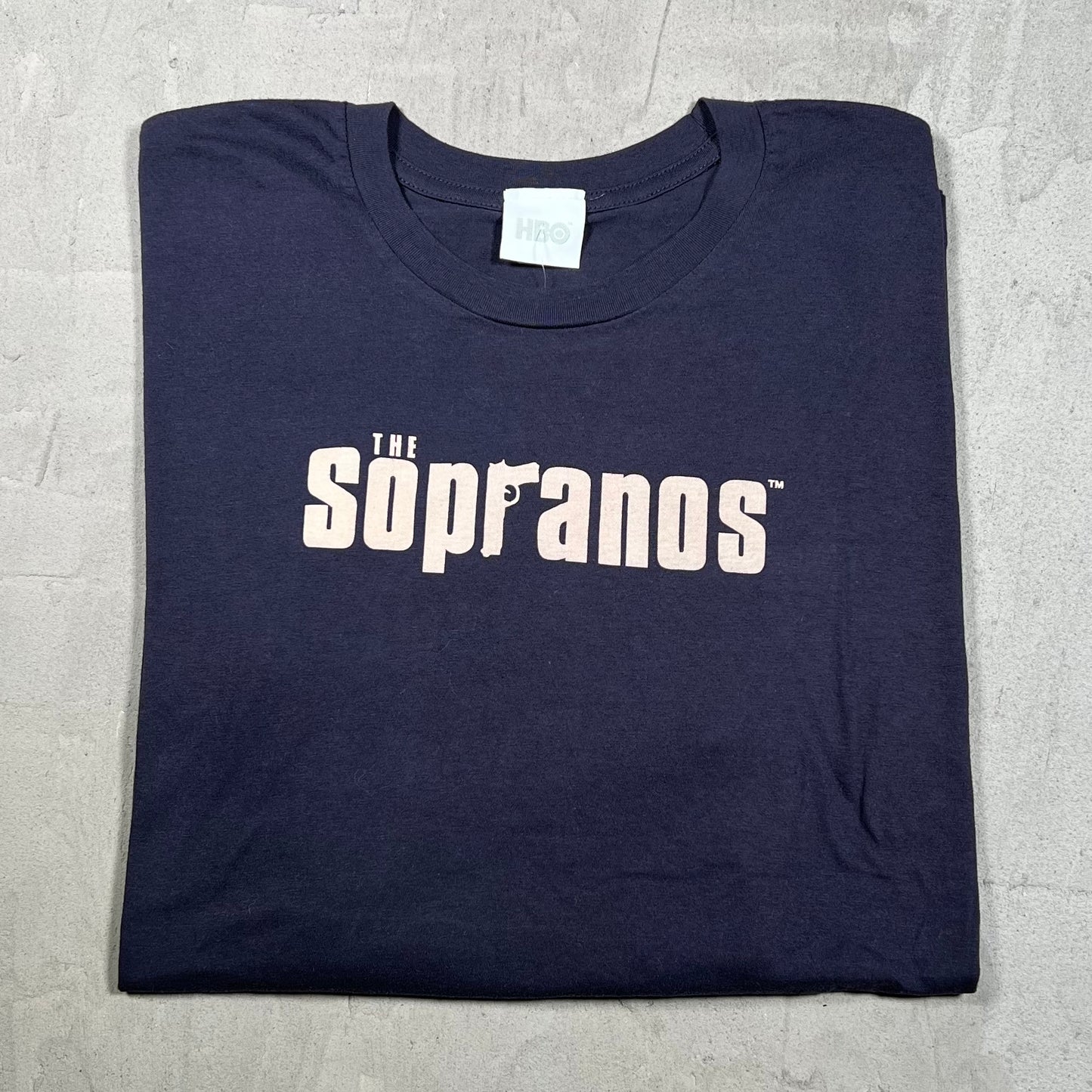 2008 The Sopranos HBO Promo Dark Navy Tee Size XXL NEW v19882