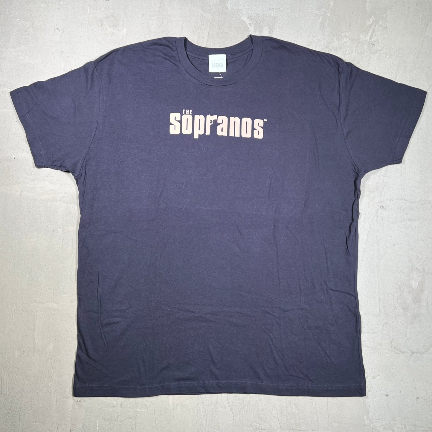 2008 The Sopranos HBO Promo Dark Navy Tee Size XXL NEW v19882
