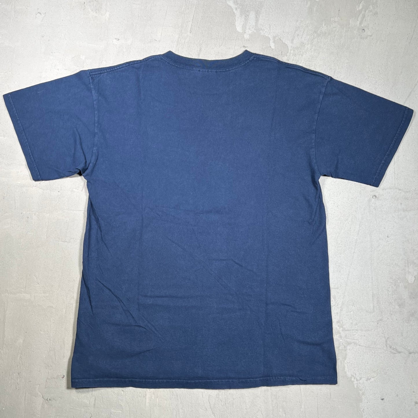 2005 MF DOOM Danger Doom The Mouse and Mask Navy Blue Tee Size Medium USED v19879