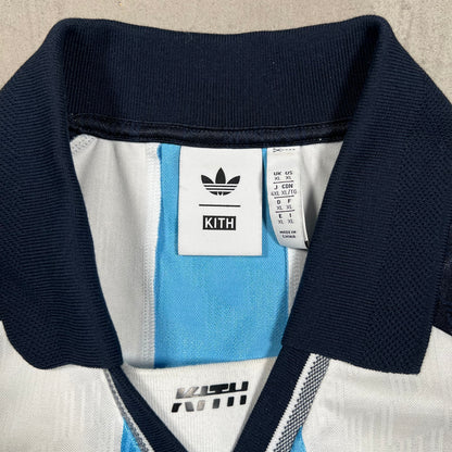 Kith Adidas Football ESPN Blue/White Jersey Size XL USED x18088