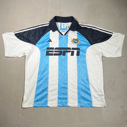 Kith Adidas Football ESPN Blue/White Jersey Size XL USED x18088