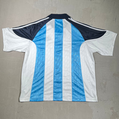 Kith Adidas Football ESPN Blue/White Jersey Size XL USED x18088