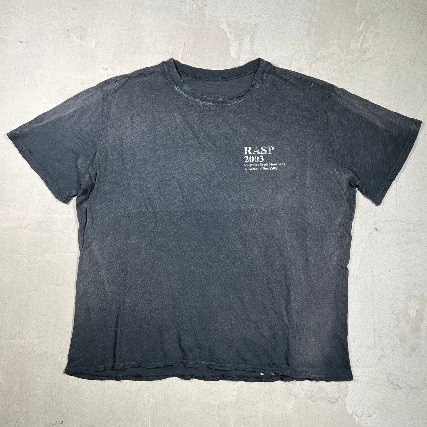 GV Gallery Raspberry Hills Youth Music Black Tee Size Medium USED x18087