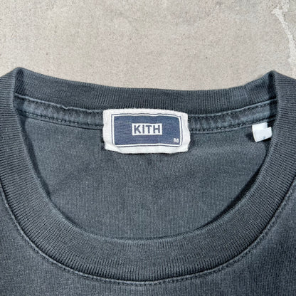 Kith Love Thy City Washed Black Tee Size Medium USED x18092