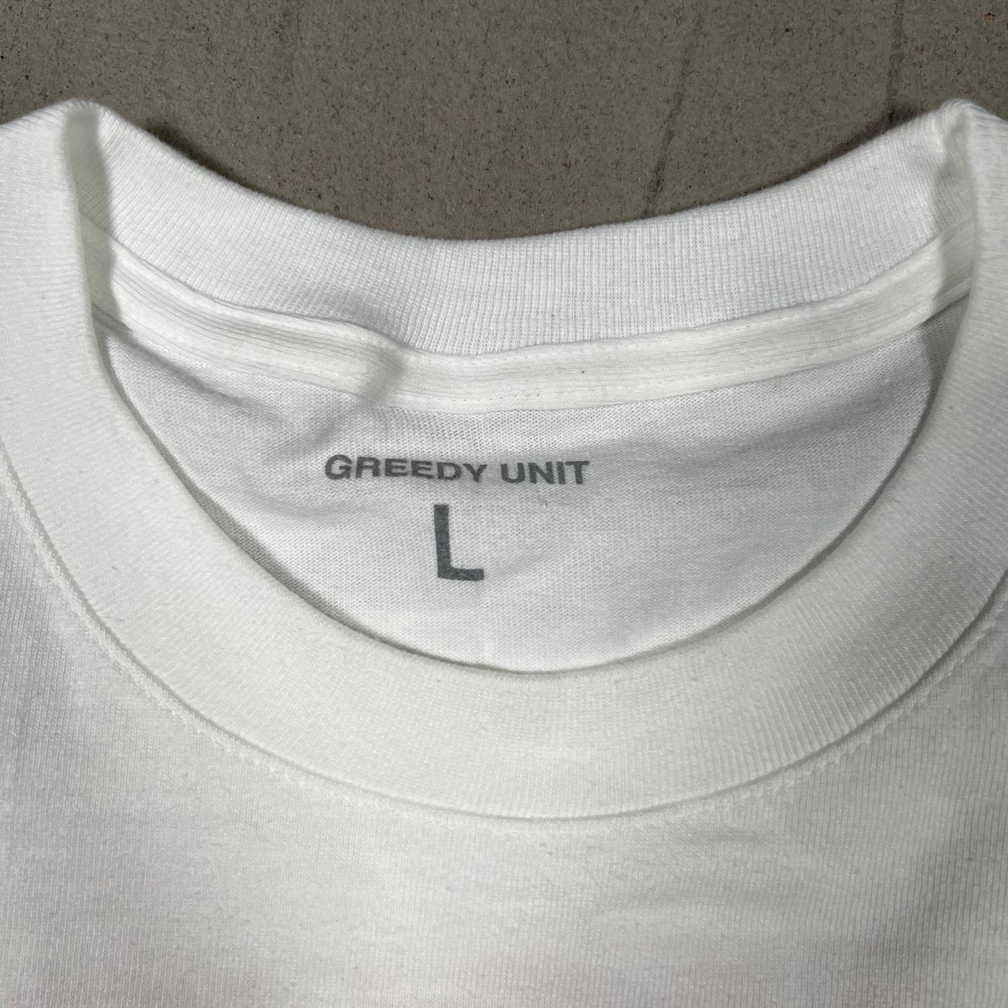 Greedy Unit New York Knicks Suck My White Tee Size Large NEW x18134