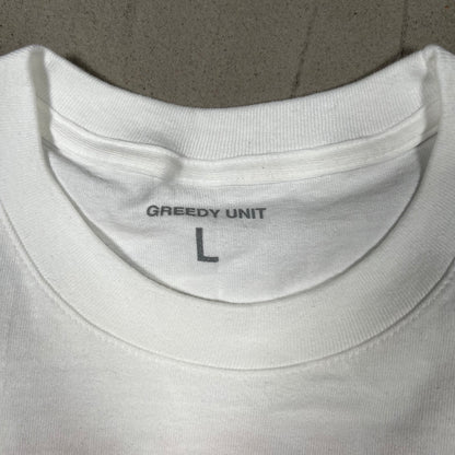 Greedy Unit New York Knicks Suck My White Tee Size Large NEW x18134
