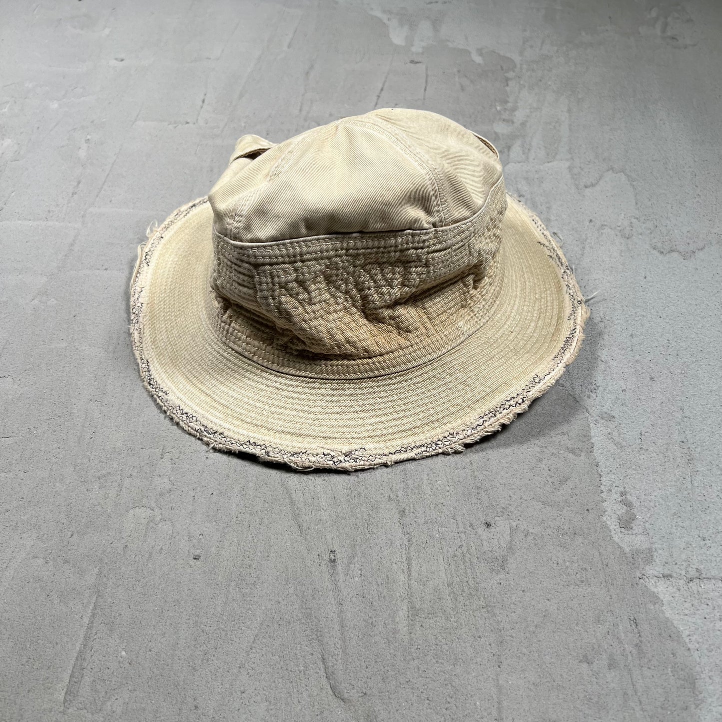 Kapital Khaki Denim Bucket Hat USED x18131