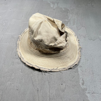 Kapital Khaki Denim Bucket Hat USED x18131