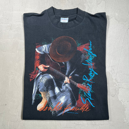 1989 Stevie Ray Vaughan Country Black Tee Size XL USED v19902