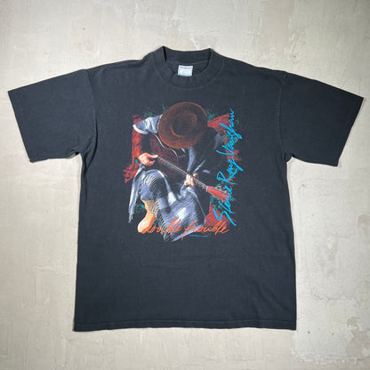 1989 Stevie Ray Vaughan Country Black Tee Size XL USED v19902