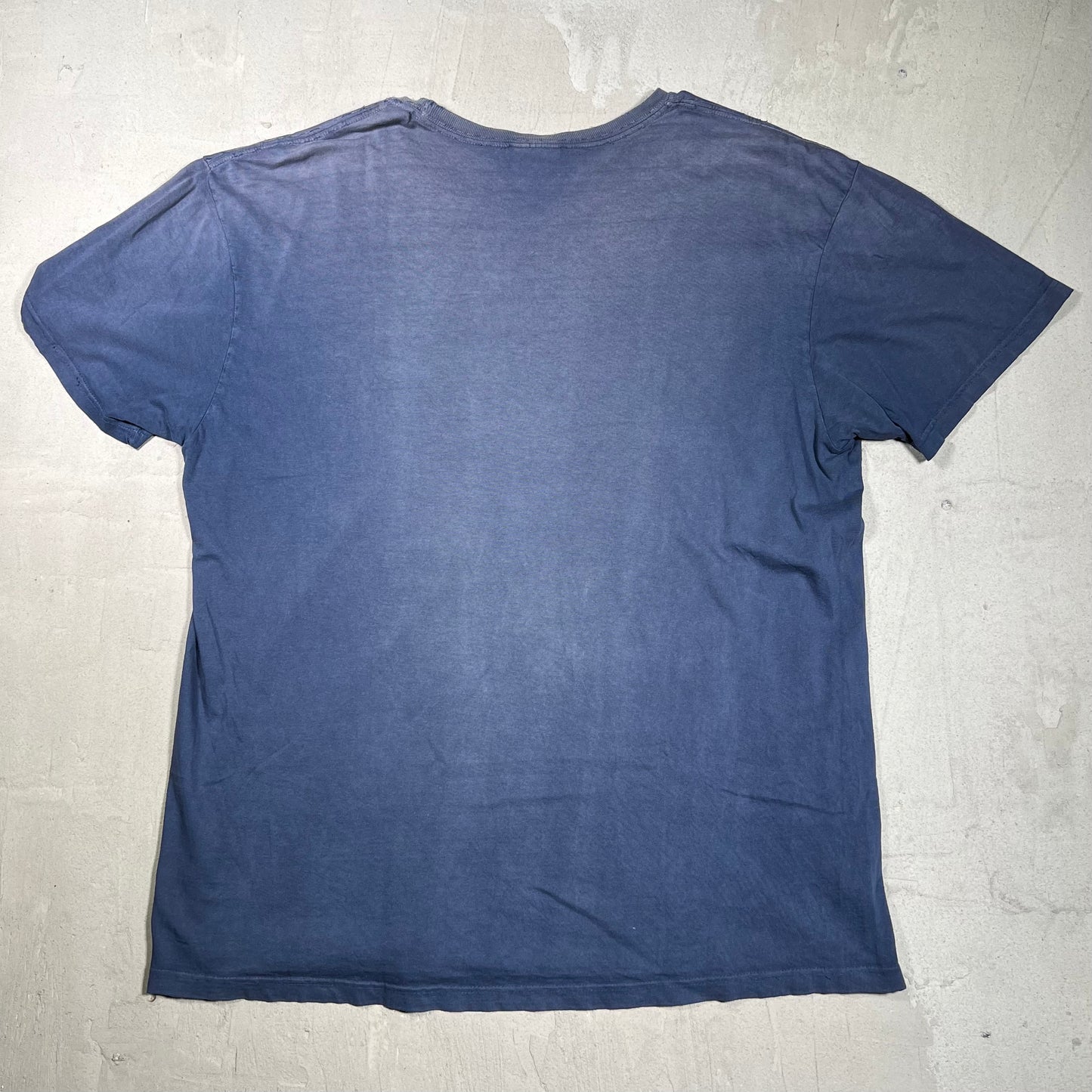 Y2K Polo Sport Ralph Lauren Bear Navy Blue Tee Size Medium USED v19898