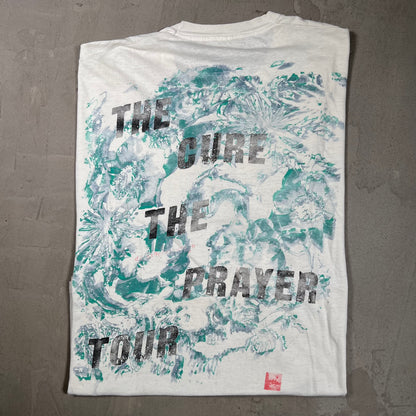 1989 The Cure The Prayer Tour White Tee Size XL USED v19895