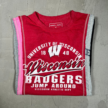 Needles Rebuild University Wisconsin 7 Cuts Tee Size Medium USED x18120