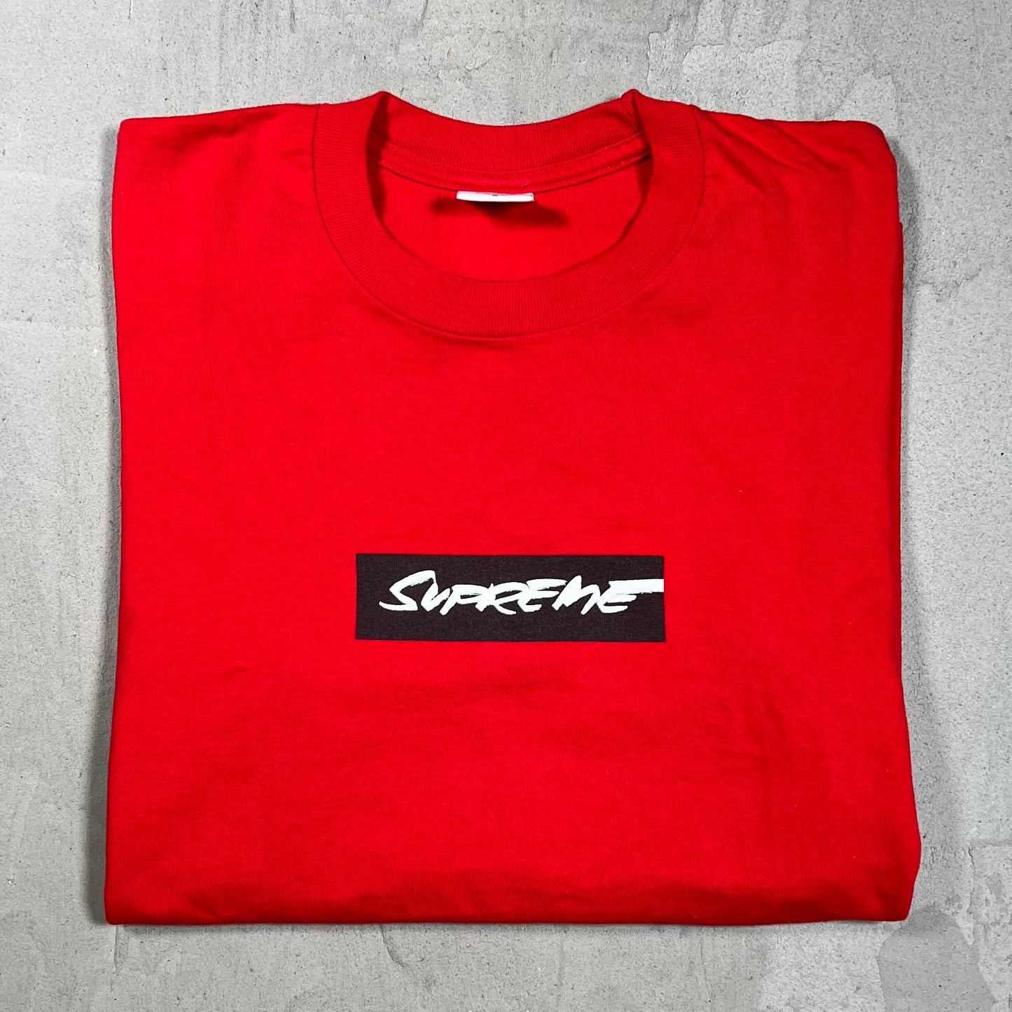 Supreme Futura Box Logo Red Tee Size Small USED x18130