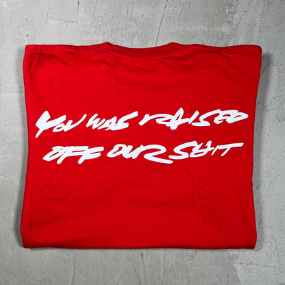 Supreme Futura Box Logo Red Tee Size Small USED x18130