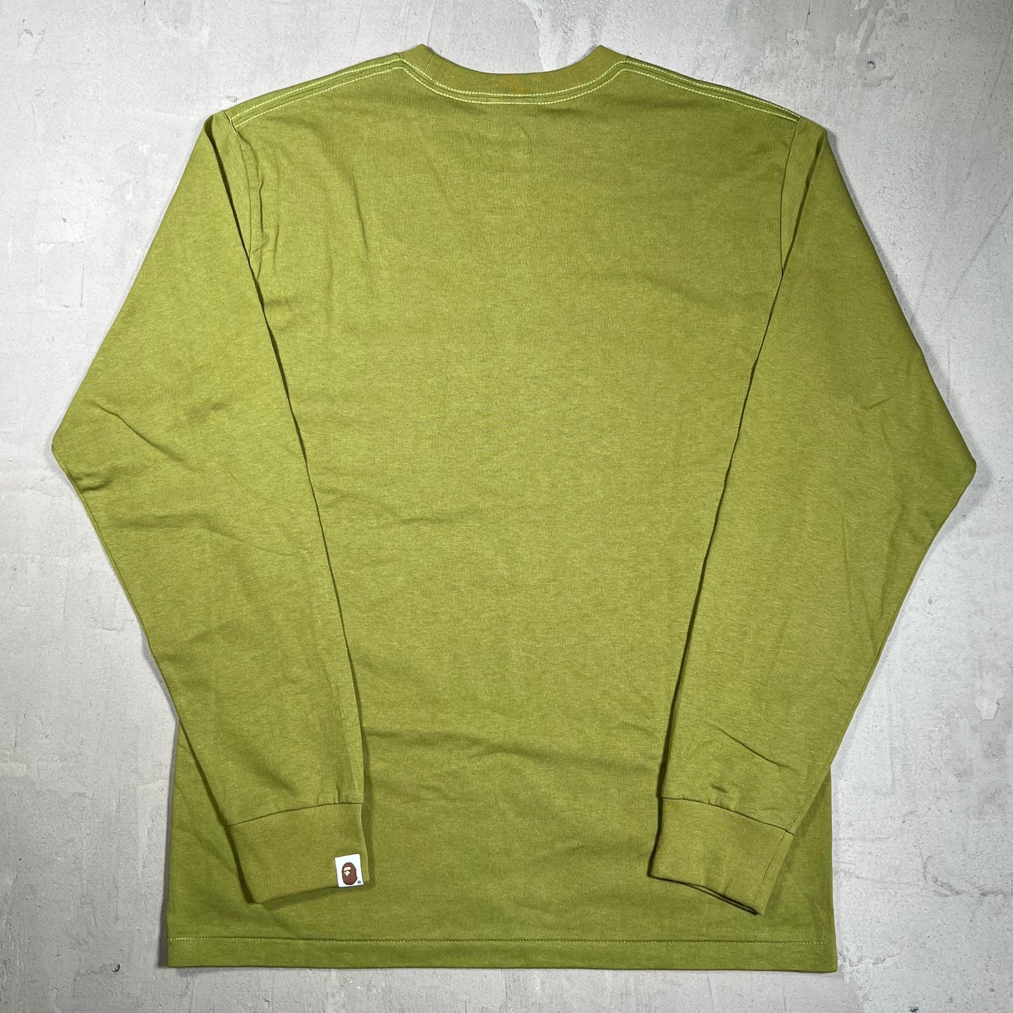Bape Green Longsleeve Size Large USED x18124