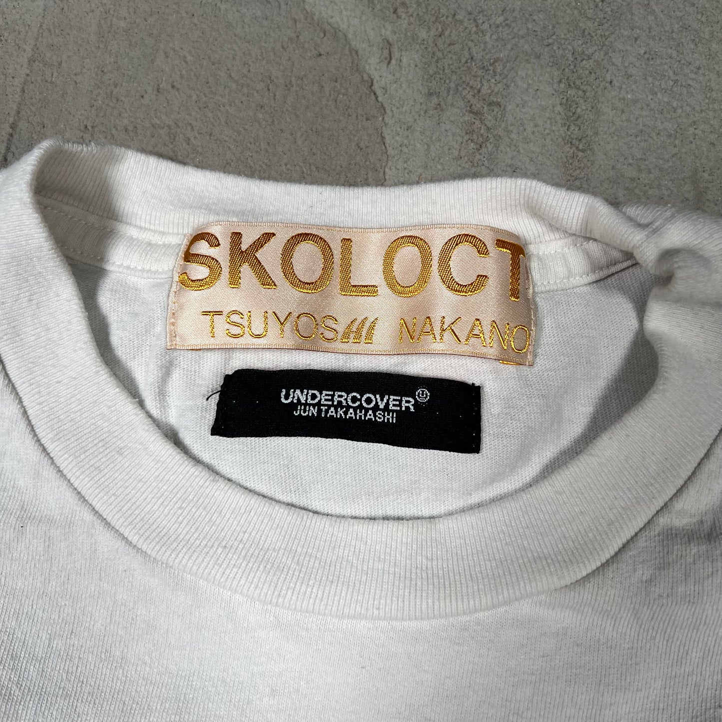 UnderCover Skoloct Spider Scorpion White Longsleeve Size 4 (Large) USED x18116