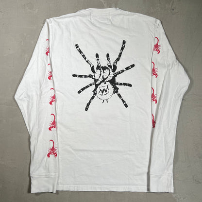UnderCover Skoloct Spider Scorpion White Longsleeve Size 4 (Large) USED x18116