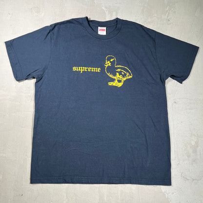 Supreme Duck Navy Tee Size Medium USED x18129
