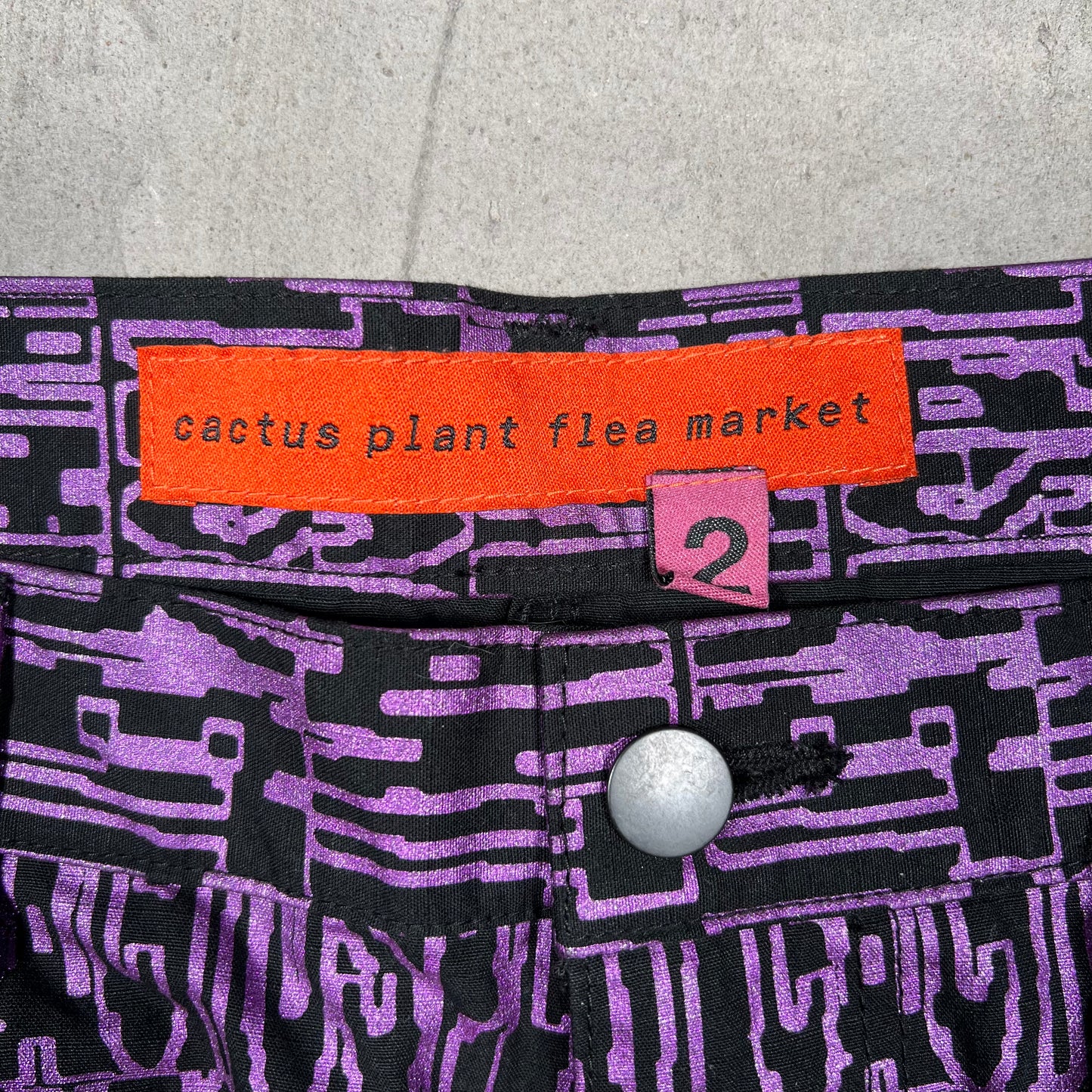 CPFM Anxiety Reflective Purple Pants Size 2 (Large) USED x15184