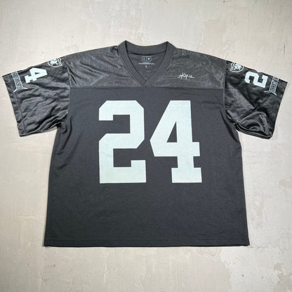 Travis Scott NFL Las Vegas Black Raider Jersey Size Large USED x18113