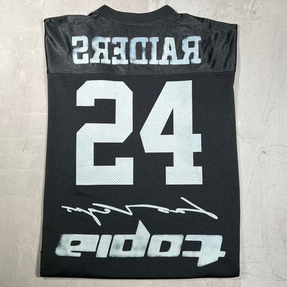 Travis Scott NFL Las Vegas Black Raider Jersey Size Large USED x18113