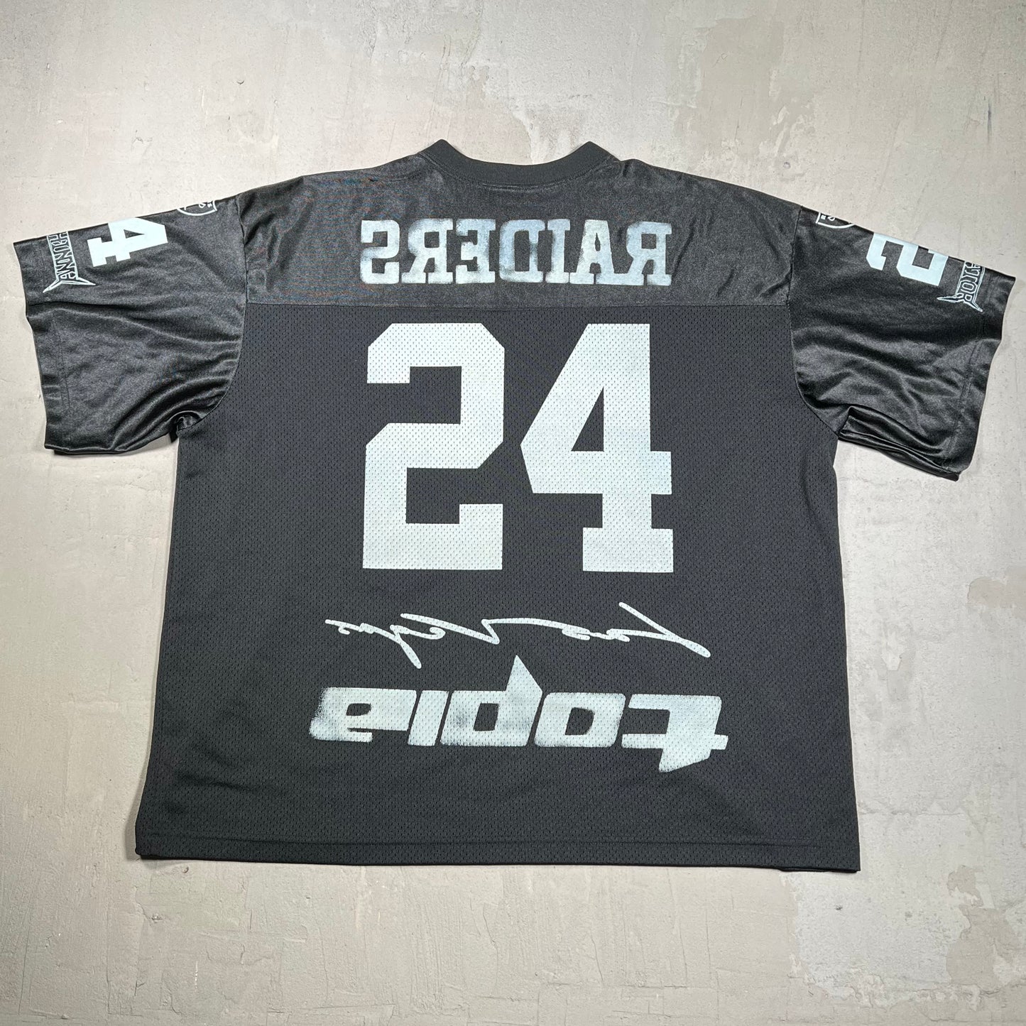 Travis Scott NFL Las Vegas Black Raider Jersey Size Large USED x18113