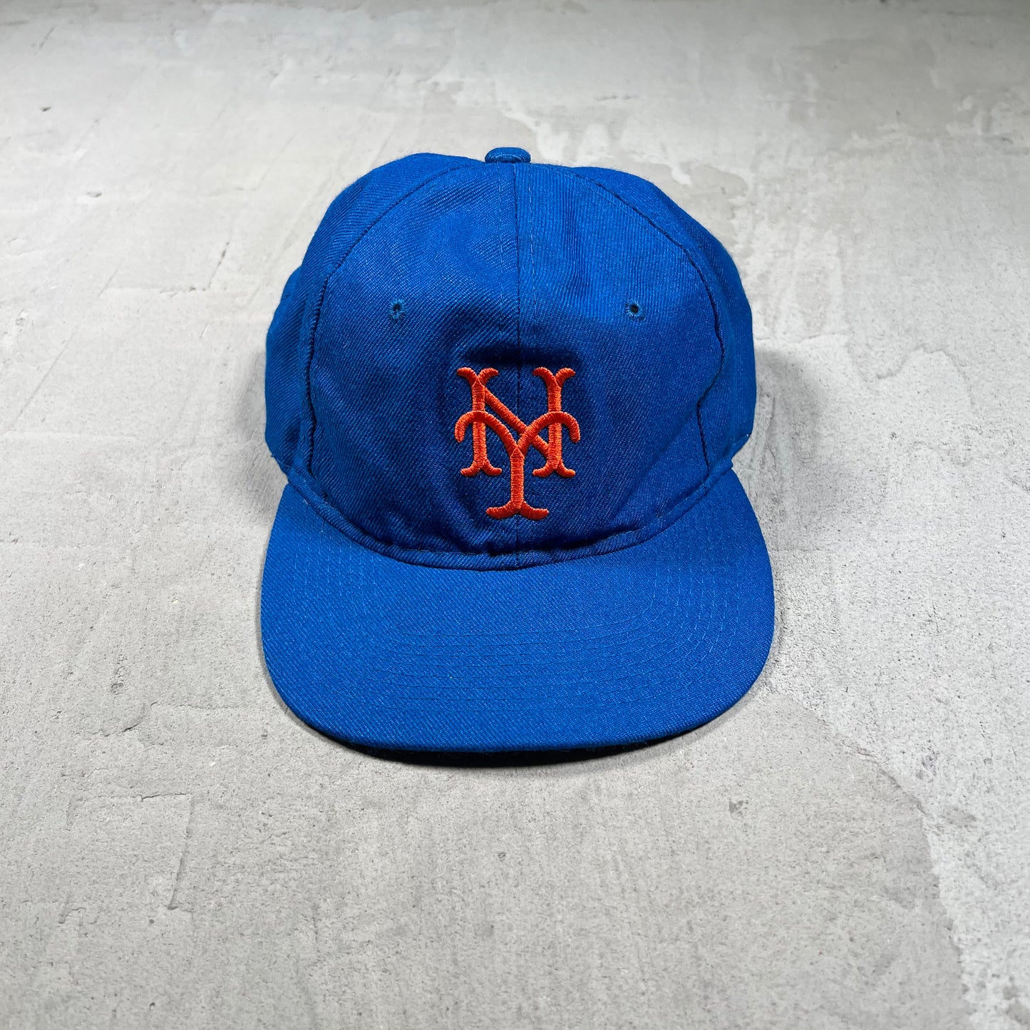 1990s New York Mets MLB Blue Snapback Hat USED v19888