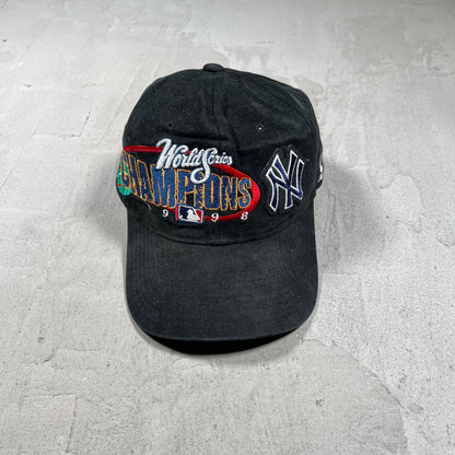 1998 New York Yankee Champs Black Snapback USED v19887