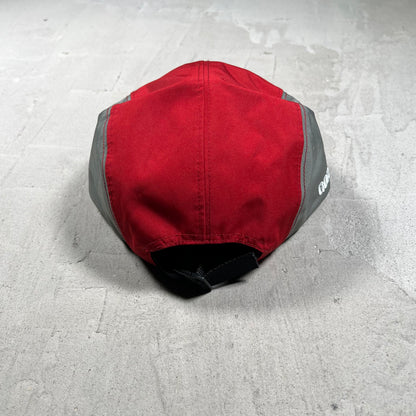 Supreme Gore-Tex Red/Grey Camp Cap Hat USED x18105