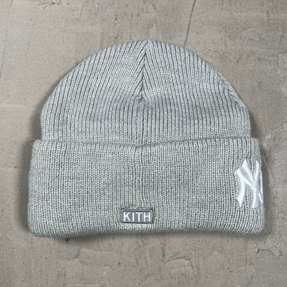 Kith Yankee Grey Brim Beanie USED x17884
