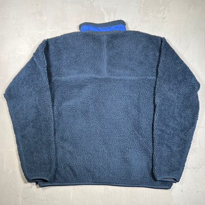 Y2K Patagonia Navy Fleece Size Large USED v19917