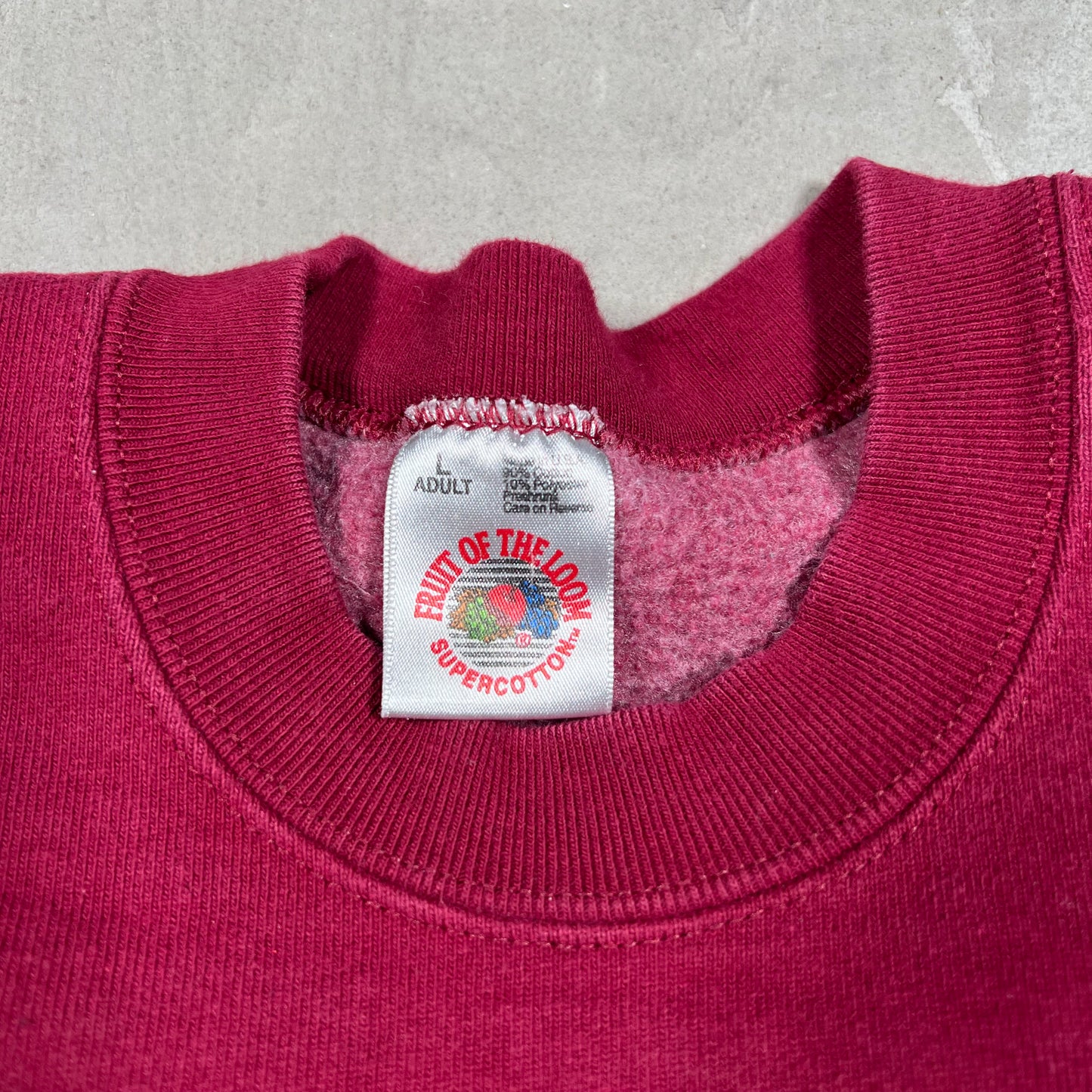 1980s Rutgers Maroon Crewneck Size Large USED v19918