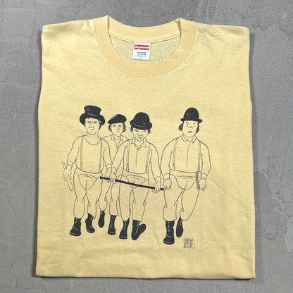 2003 Supreme A Clockwork Orange Yellow Tee Size Large USED x18136
