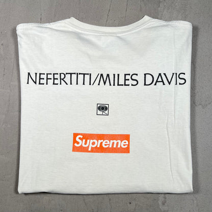 2008 Supreme Miles Davis Nefertiti White Tee Size XL USED x18138