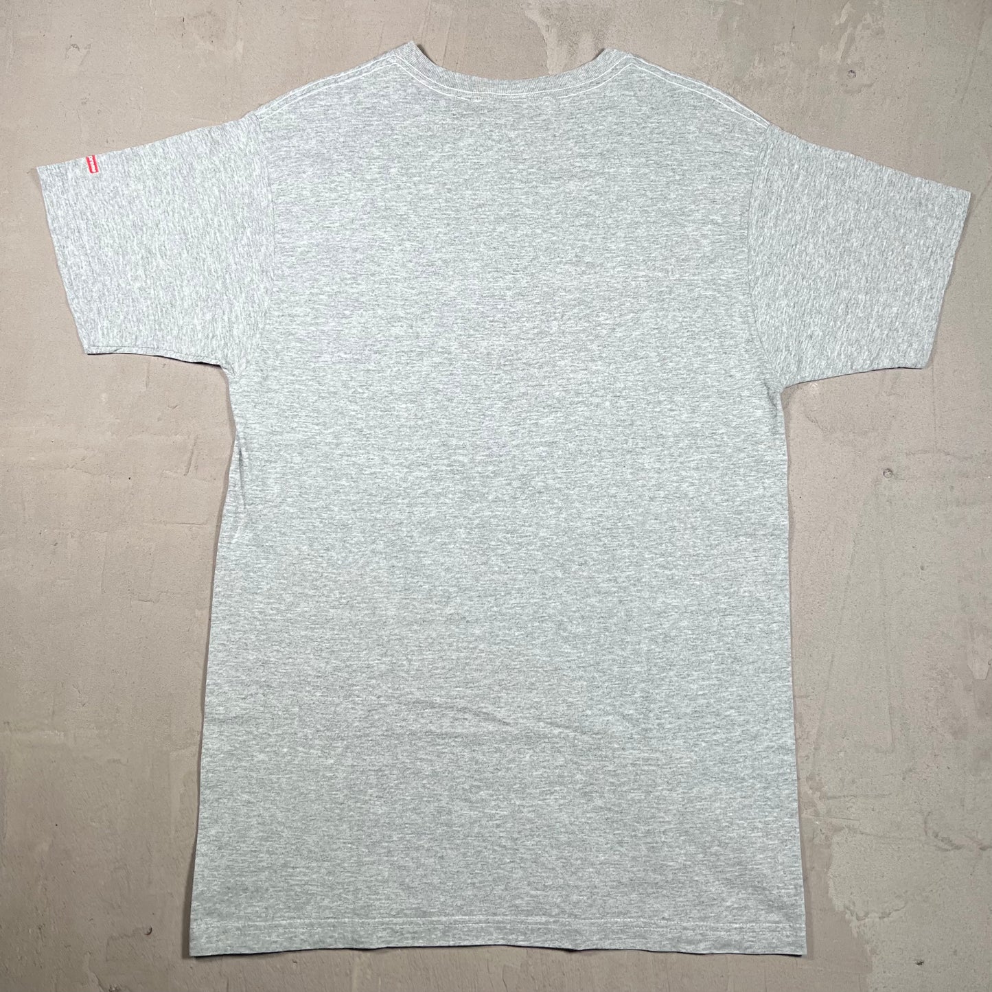1998 Supreme Motion Logo Grey Box Logo Tee Size Medium USED x18139