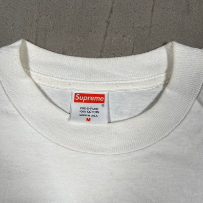 2008 Supreme JFK Photo White Tee Size Medium USED x18142