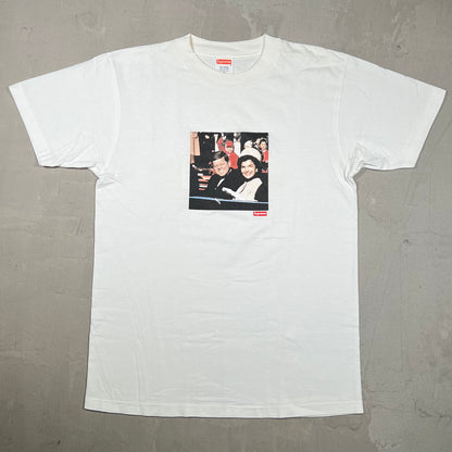 2008 Supreme JFK Photo White Tee Size Medium USED x18142